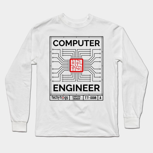 Computer Engineer Long Sleeve T-Shirt by techy-togs